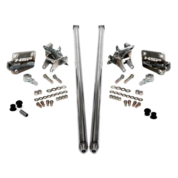 HSP Traction Bars For 2017.5-2022 Ford Powerstroke 6.7 Liter F250 Regular Cab Long Bed-RAW