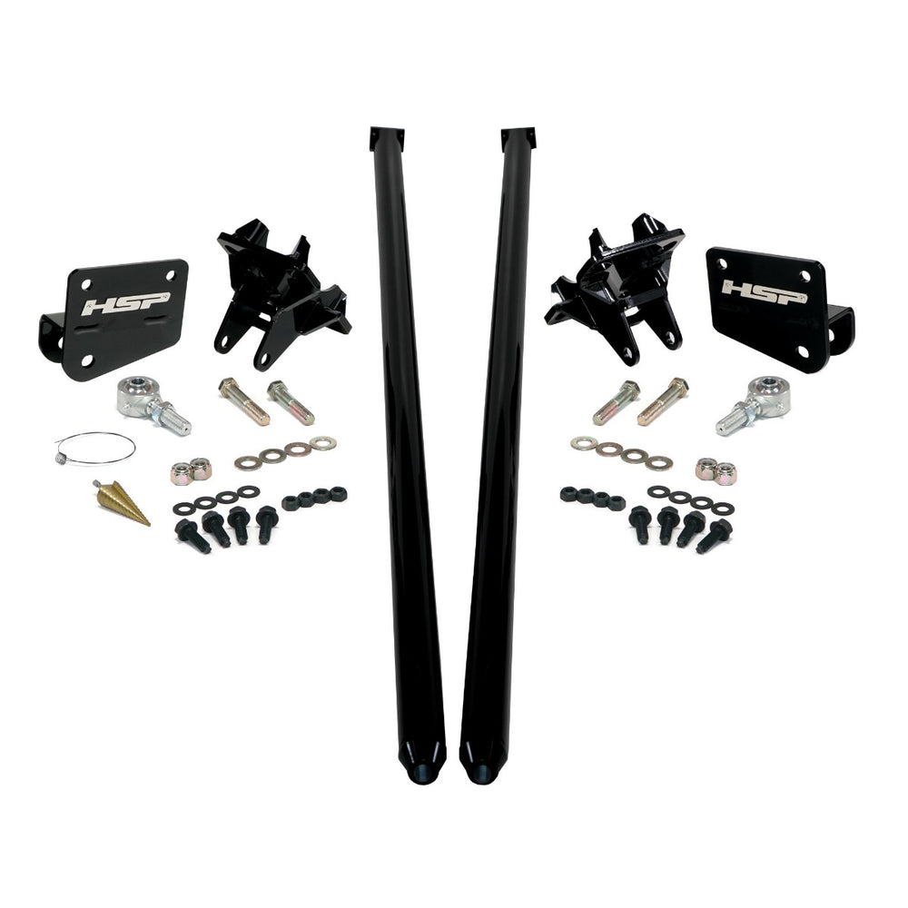 HSP Traction Bars For 2017.5-2022 Ford Powerstroke 6.7 Liter F350 SRW Crew Cab Long Bed Kingsport Grey