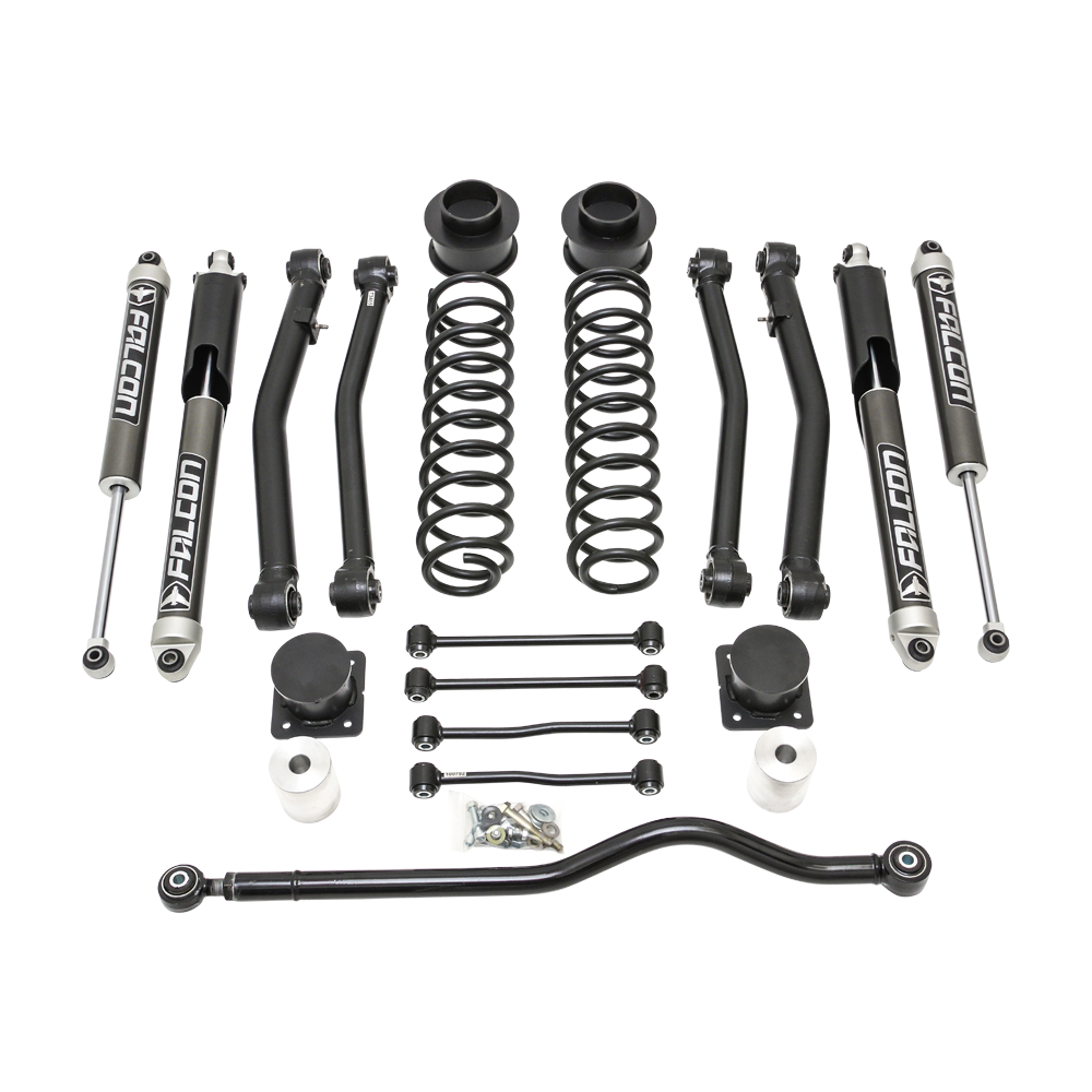 ReadyLift - Terrain Flex 4-Arm Kit With Falcon 2.1 Monotube Shocks 2020-2023 Jeep JT Gladiator - 69-6041