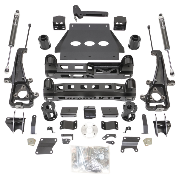 ReadyLift - 6" Lift Kit With Falcon Shocks - Ram 1500 With Factory Air Suspension & 22" Wheels With Big Bore Knuckle - 2019-2023 - 44-19623