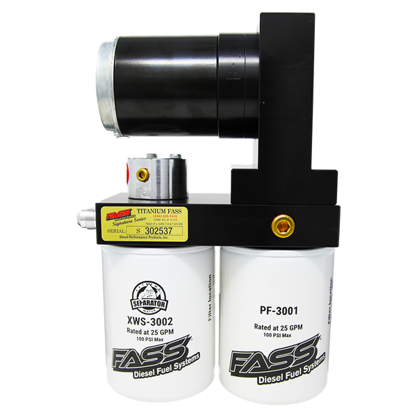FASS Titanium Signature Series Diesel Fuel System 165GPH Dodge Cummins 5.9L 1998.5-2004
