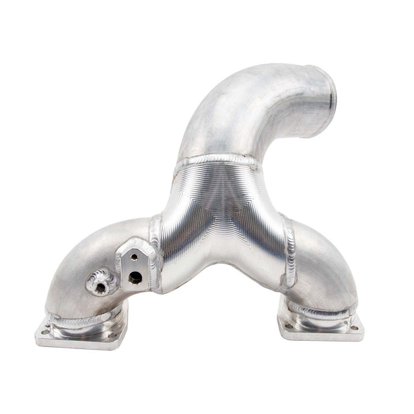 L5P Duramax High Flow 3.5 In. Y-Bridge (Bridge Assembly Only) Gloss Black