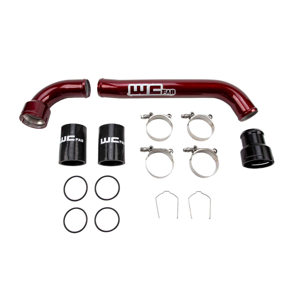 2017-2024 6.7L Power Stroke Upper Coolant Pipe Kit Bengal Blue