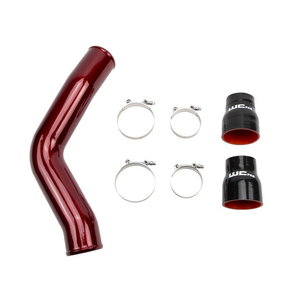 2013-2018 6.7L Cummins Hot (Passenger) Side 3.5" Intercooler Pipe Kit, Bengal Blue