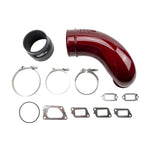 Wehrli Custom Fabrication WCF100417-RED - Turbocharger Inlet Pipe