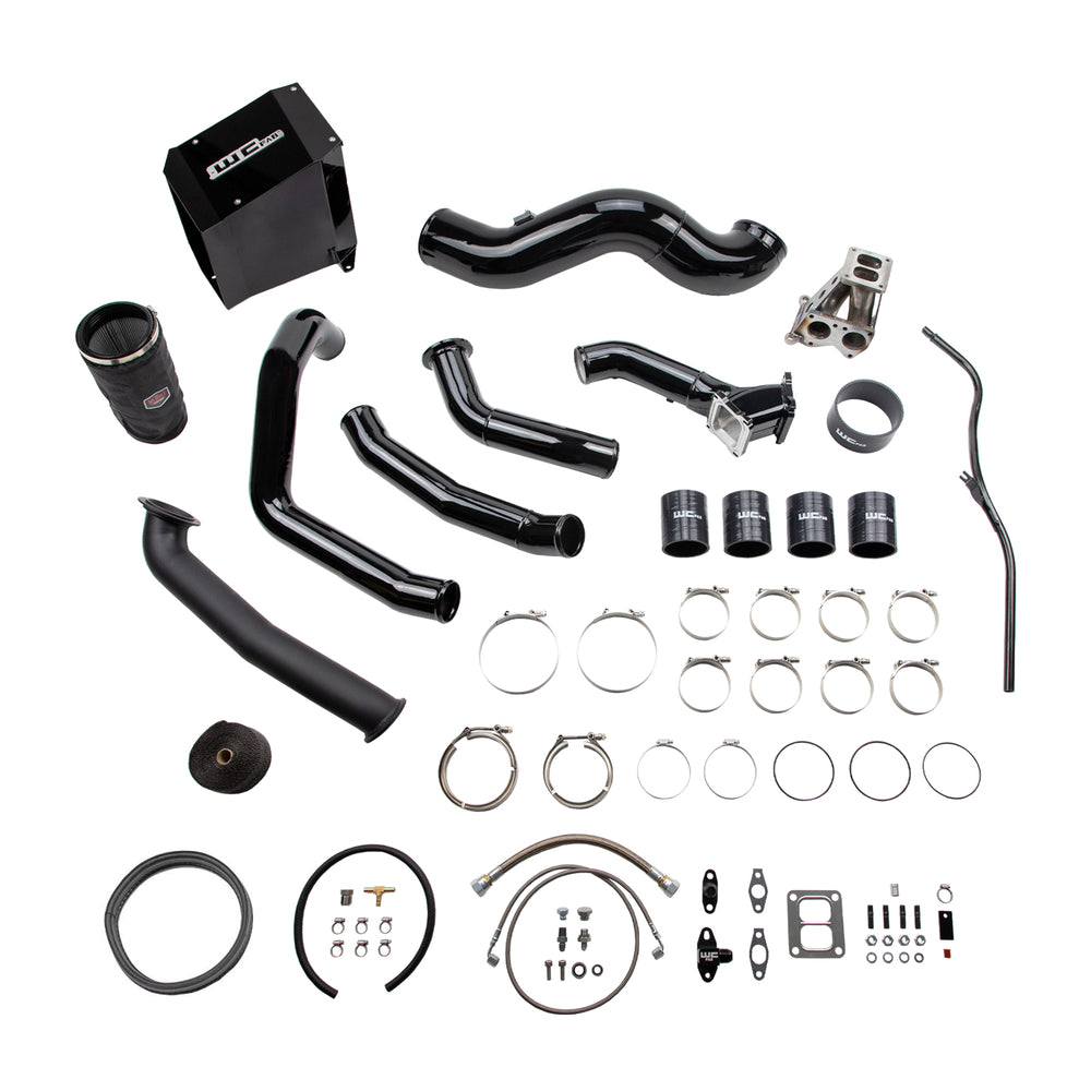 2001-2004 LB7 Duramax S400 Single Turbo Install Kit Bengal Blue