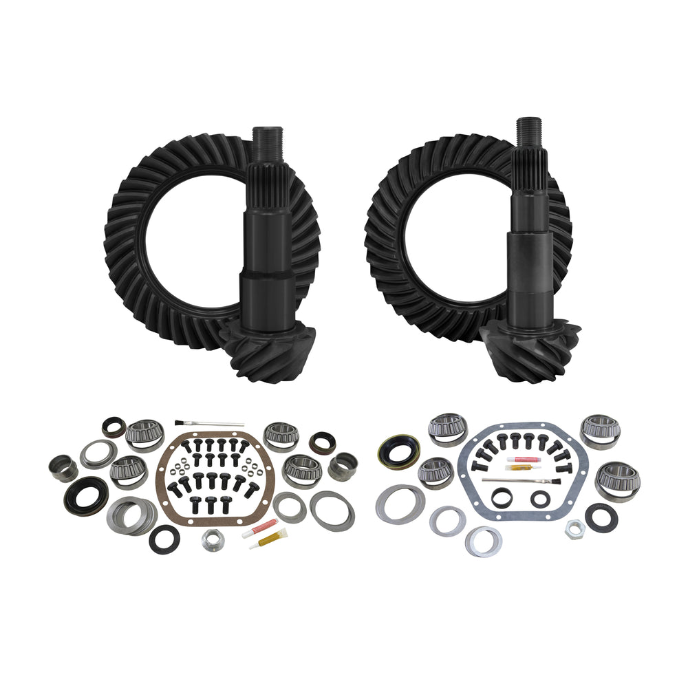 Yukon Gear & Install Kit package for Jeep JK non-Rubicon, 5.13 ratio. - YGK014