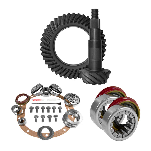 8.6" GM 3.42 Rear Ring & Pinion, Install Kit, Axle Bearings & Seal - YGK2021