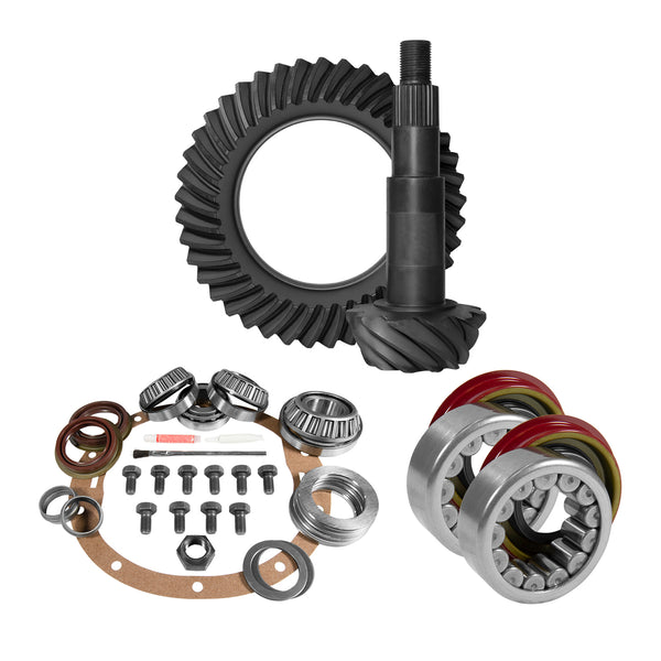 8.6" GM 4.56 Rear Ring & Pinion, Install Kit, Axle Bearings & Seal - YGK2034