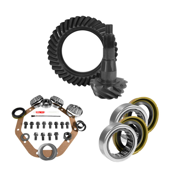 9.25" CHY 3.21 Rear Ring & Pinion, Install Kit, 1.705" Axle Bearings & Seal - YGK2076