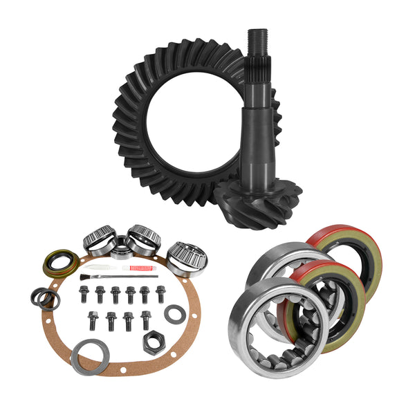 8.25" CHY 3.91 Rear Ring & Pinion, Install Kit, 1.618" ID Axle Bearings & Seals - YGK2188
