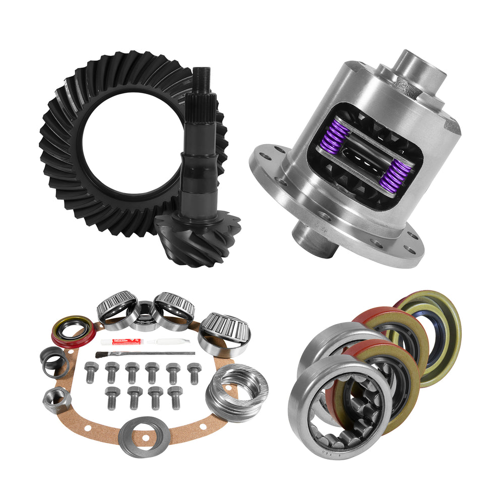 7.5/7.625 GM 3.73 Rear Ring & Pinion, Install Kit, 28spl Posi, Axle Bearings - YGK2246
