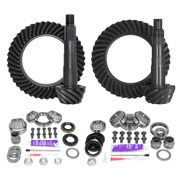 Ring & Pinion Gear Kit Package Front & Rear with Install Kits - Toyota 8"/8"IFS - YGKT006-488-4
