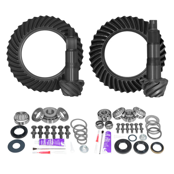 Ring & Pinion Gear Kit Package Front & Rear with Install Kits - Toyota 10.5/9R - YGKT007-529