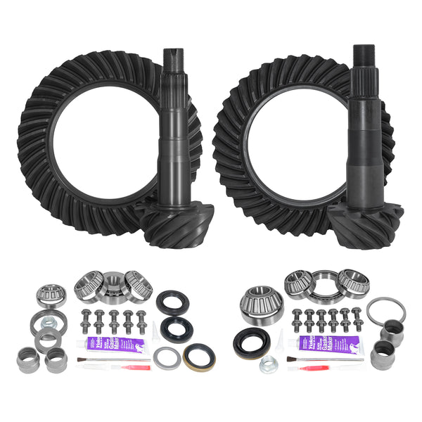 Ring & Pinion Gear Kit Package Front & Rear with Install Kits - Toyota 8.2/8"IFS - YGKT008-456LOC-4