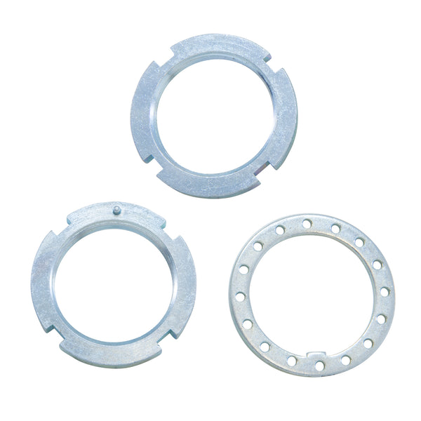Spindle nut kit for Dana 30, Dana 44 & GM 8.5". Not CJ or Scout. - YSPSP-002