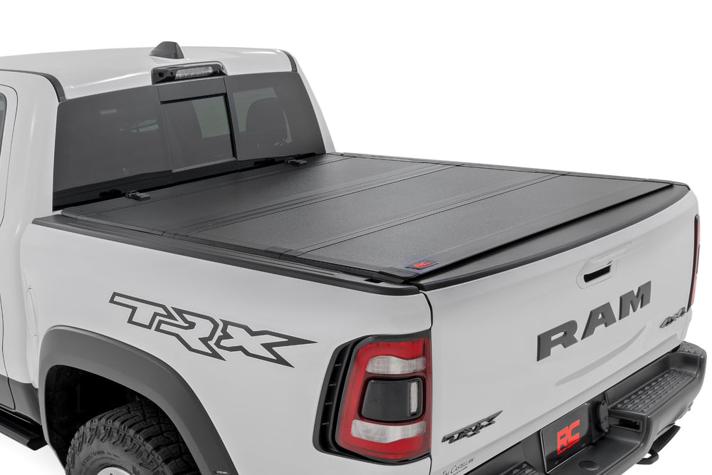 Rough Country - Hard Tri-Fold Flip Up Fold Bed Cover - 5'7