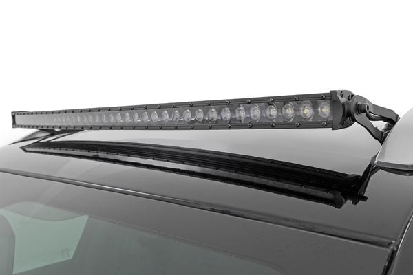 Rough Country - LED Light Kit - Roof Mount - 40" Black Single Row - Jeep Cherokee KL (14-23)