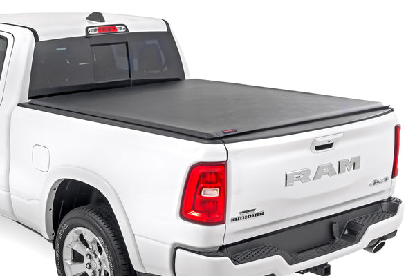Rough Country - Soft Roll Up Bed Cover - 6'4" Bed - Ram 1500 (19-25)/1500 TRX (21-24)