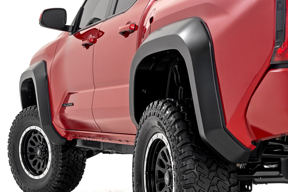 Rough Country - Fender Flares - Sport - 089 Wind Chill Pearl - Toyota Tacoma 2WD/4WD (24-25)