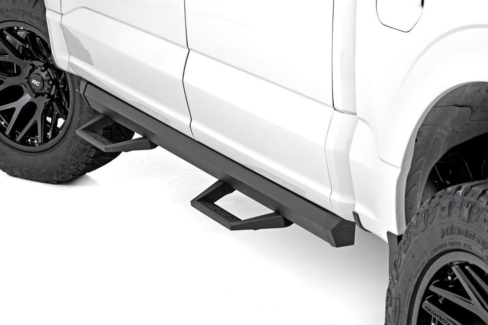 Rough Country - SRL2 Adjustable Aluminum Steps - Ford Ranger 2WD/4WD (2019-2025)
