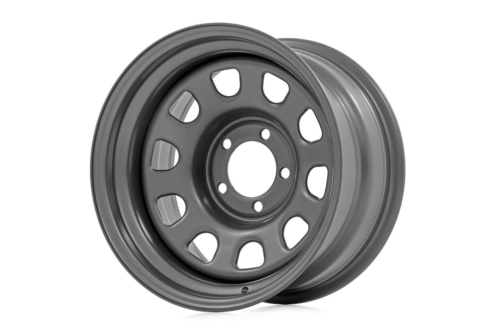Rough Country - Steel Wheel/Gray/15x8/5x4.5/3.30 Bore/-19