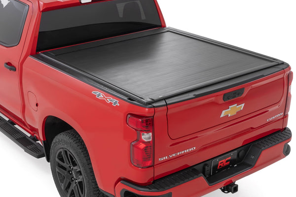 Rough Country - Powered Retractable Bed Cover - 5'10" Bed - Chevy/GMC Sierra/Silverado 1500 (19-25)
