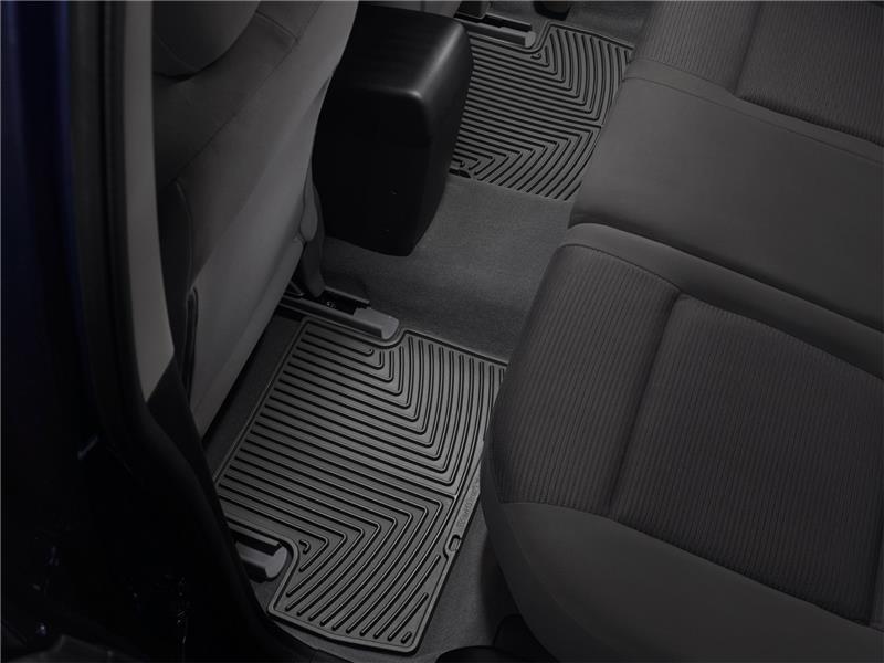 WeatherTech - WeatherTech 08-10 Ford F250/F350/F450/F550 Rear Rubber Mats - Black - w206