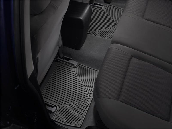 WeatherTech - WeatherTech 08-10 Ford F250/F350/F450/F550 Rear Rubber Mats - Black - w206