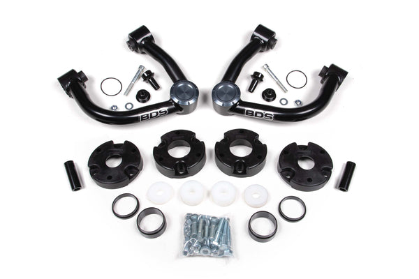 BDS Suspension - 2021-2025 Ford Bronco 2 Door 3" Suspension Lift Kit, 2" Rear, Spacer (Sasquatch -BDS023301