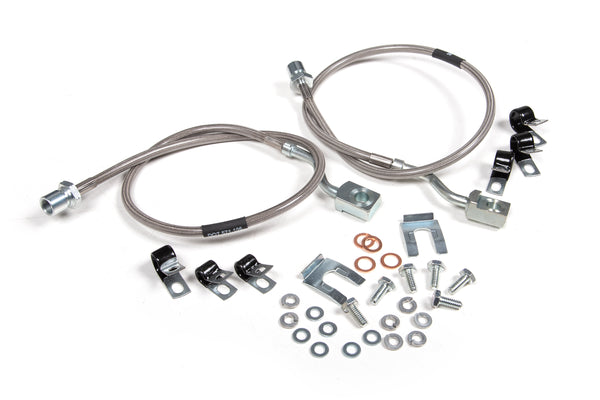 BDS Suspension - 2011-2026 Chevrolet Silverado/GMC Sierra 2500HD/3500HD 4wd, Front Brake Lines -BDS101011
