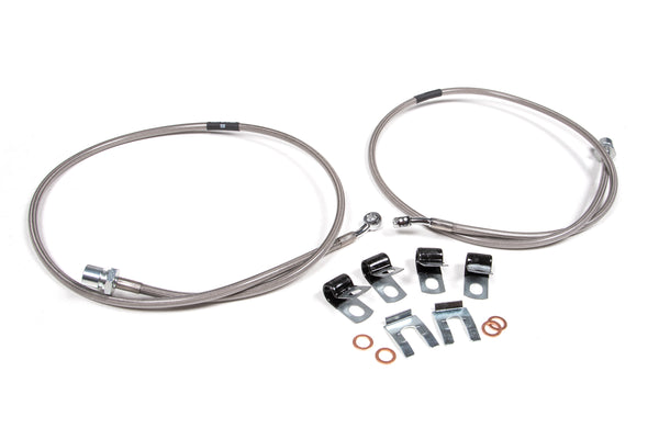 BDS Suspension - 2013-2024 3500/2014-2024 2500 Ram SS Frt Brake Lines -BDS102003