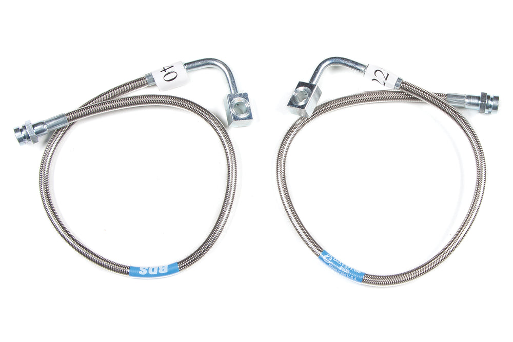 BDS Suspension - Jeep JK Front Stainless Brakelines -BDS104002