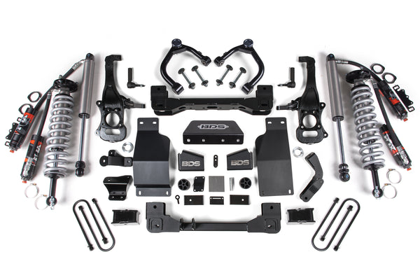 BDS Suspension - 2025-2026 Chevy/GMC 1500 4wd 4" Suspension Lift Kit, 3.0 Diesel / 2.7 Gas, 3" Re -BDS1853PES