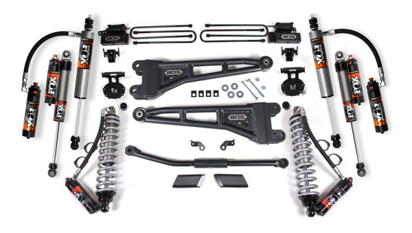 BDS Suspension - 2023-2026 Ford F450 2.5" Radius Arm Suspension Lift Kit, 1" rear Block - 2.5 PES -BDS1307FPE