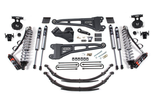 BDS Suspension - 2011-2016 Ford F250/F350 4wd 6" Radius Arm Suspension Lift Kit, 6" Rear, Spring, -BDS1593FPE