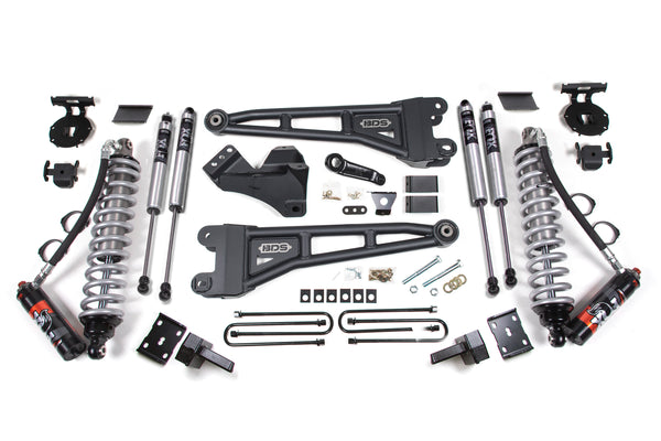 BDS Suspension - 2011-2016 Ford F250/F350 4wd 4" Radius Arm Suspension Lift Kit, 3" Rear, Block, -BDS1596FPE