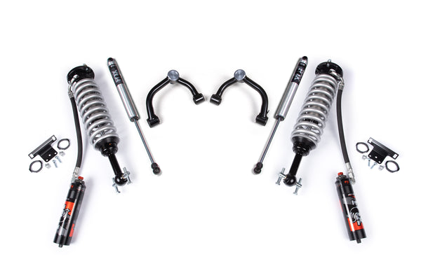 BDS Suspension - 2021-2025 Ford F150 4wd, 2" Suspension Lift Kit, BDS UCA w/ Sensor (Non-CCD), 0" -BDS1913FPE