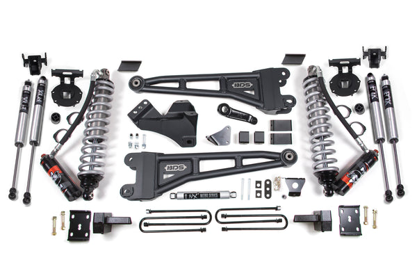BDS Suspension - 2005-2007 Ford F250/F350 4wd 6" Radius Arm Suspension Lift Kit, 6" Rear Lift, Sp -BDS1947FPE