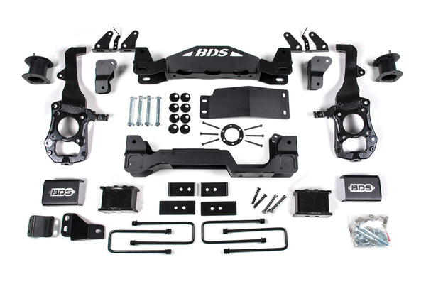 BDS Suspension - 2021-2025 Ford F150 4wd, w/ CCD, 6" Suspension Lift Kit, 5" Rear Lift, Block - 6 -BDS1961H