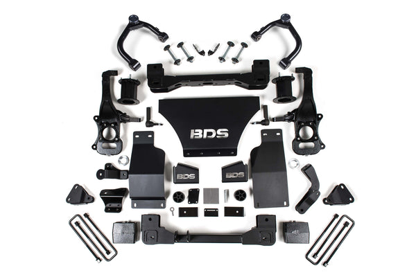 BDS Suspension - 2019-2026 Chevy/GMC 1500 Gas w/ARC 6" Suspension System, 5" Rear, Block - Spacer -BDS1809H