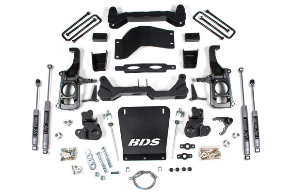 BDS Suspension - 11-19 Chevy HD 4.5" 2" Rear w/o Overload -BDS719H