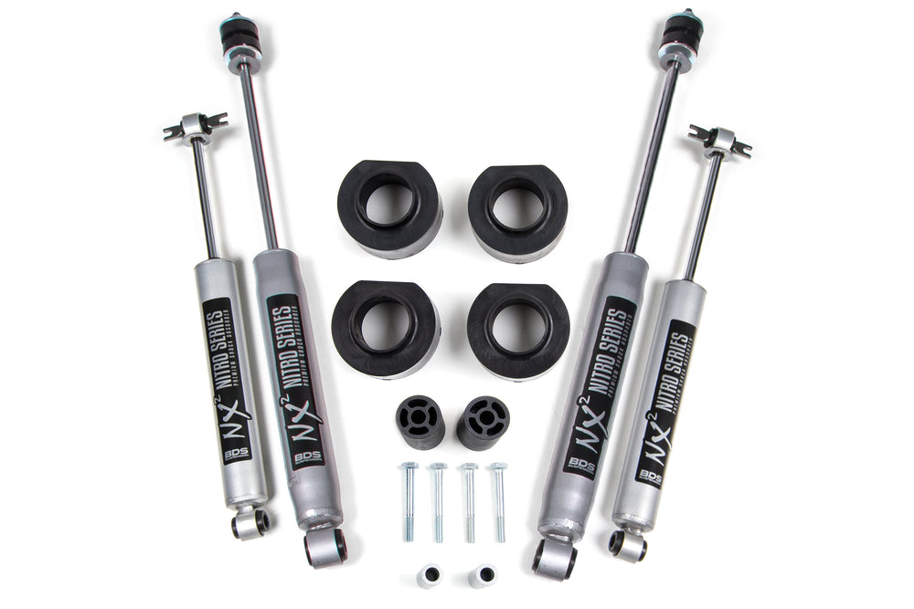 BDS Suspension - 1997-2006 Jeep Wrangler (TJ/LJ) 1.75/1.75 Spacer Kit -BDS416H