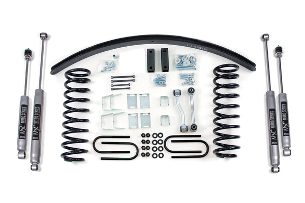 BDS Suspension - 84-01 XJ 2wd/4wd 3/2.5 Blk&AAL w/dana -BDS431FS
