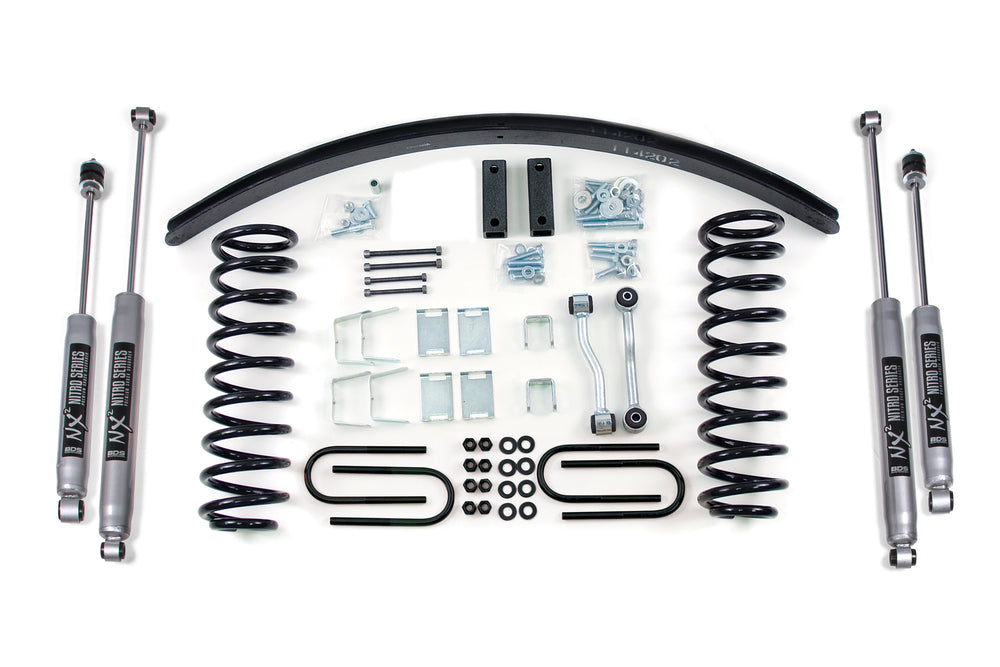 BDS Suspension - 84-01 XJ 2wd/4wd 3/2.5 Blk&AAL w/dana -BDS431H
