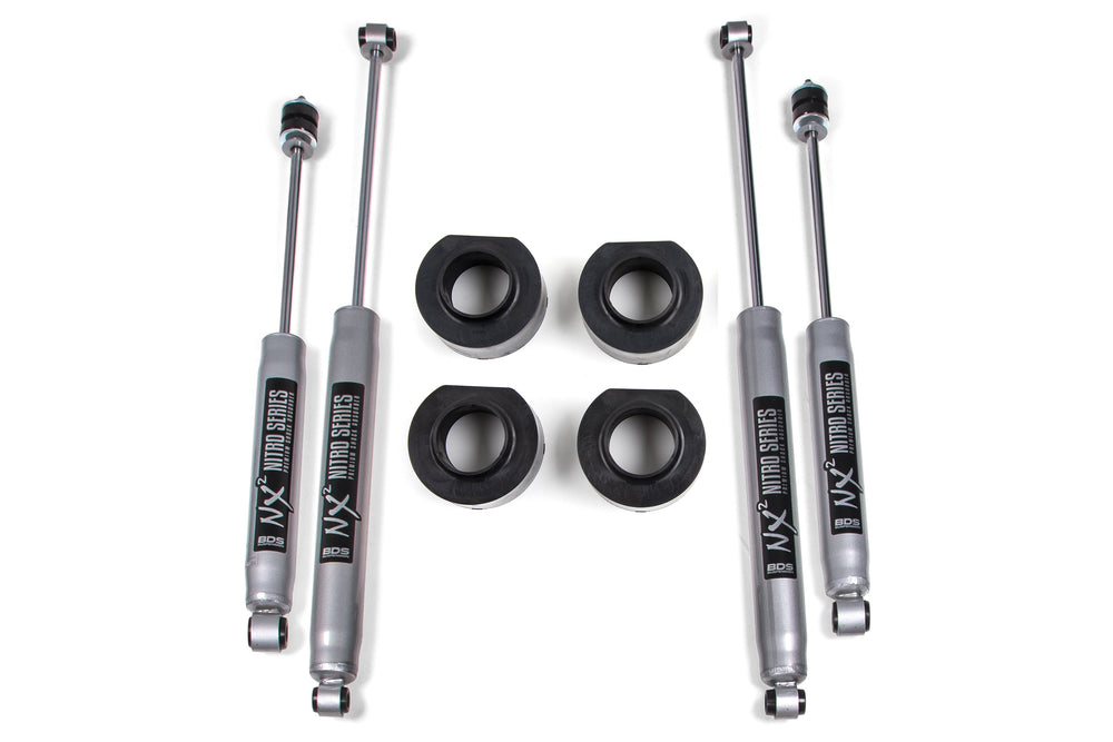 BDS Suspension - 93-98 ZJ 1.75/1.75 Coil Spacer Kit -BDS444H
