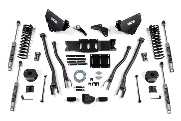 BDS Suspension - 14-18 Ram 2500 5.5/5 4link w/air bag-Gas -BDS1630FS