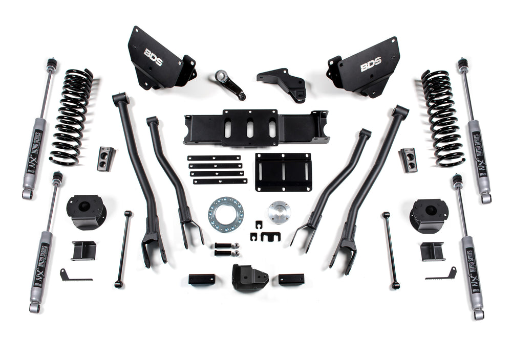 BDS Suspension - 14-18 Ram 2500 5.5/5 4link w/air bag-Gas -BDS1630H