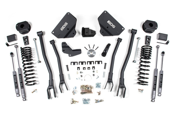 BDS Suspension - 14-18 Ram 2500 4/3.5 4Link w/air bag-Gas -BDS1634FS