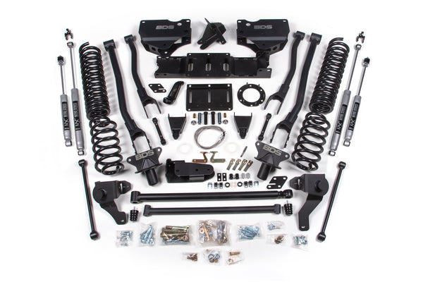 BDS Suspension - 2019-2024 Ram 2500 8" 4-Link Supsension System Diesel - NX2 Shocks -BDS1727H